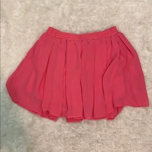 pink skirt